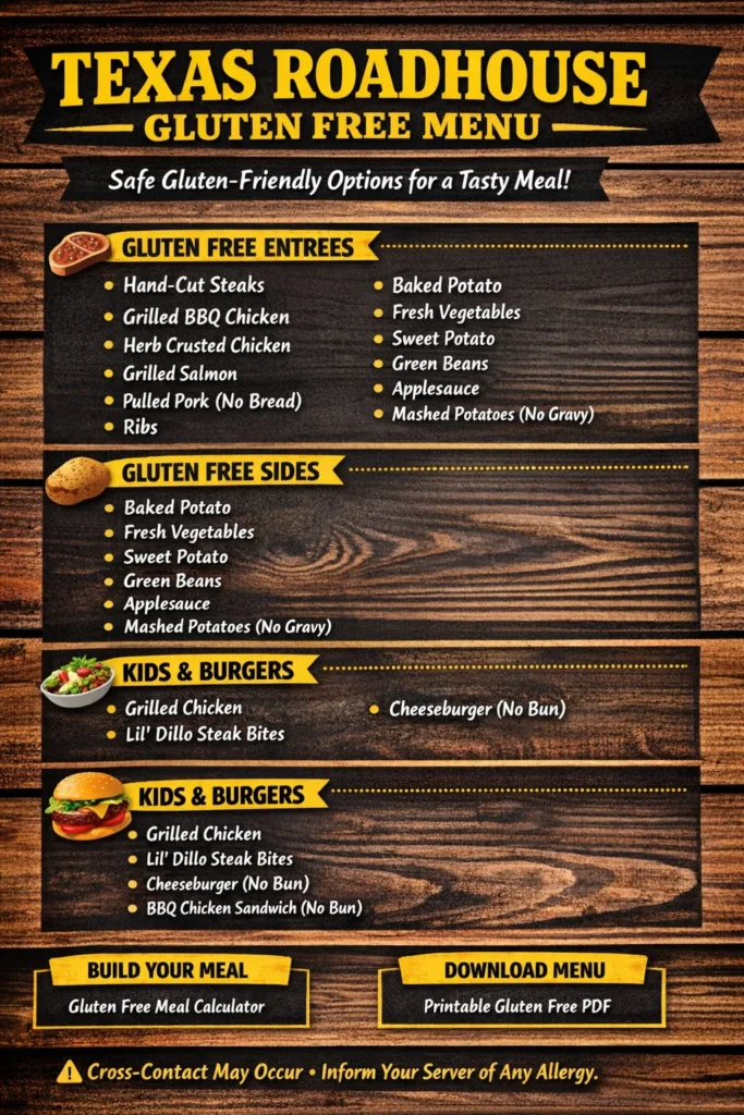 Texas Roadhouse Gluten Free Menu (Updated Guide) 2026 2 texas roadhouse gluten free