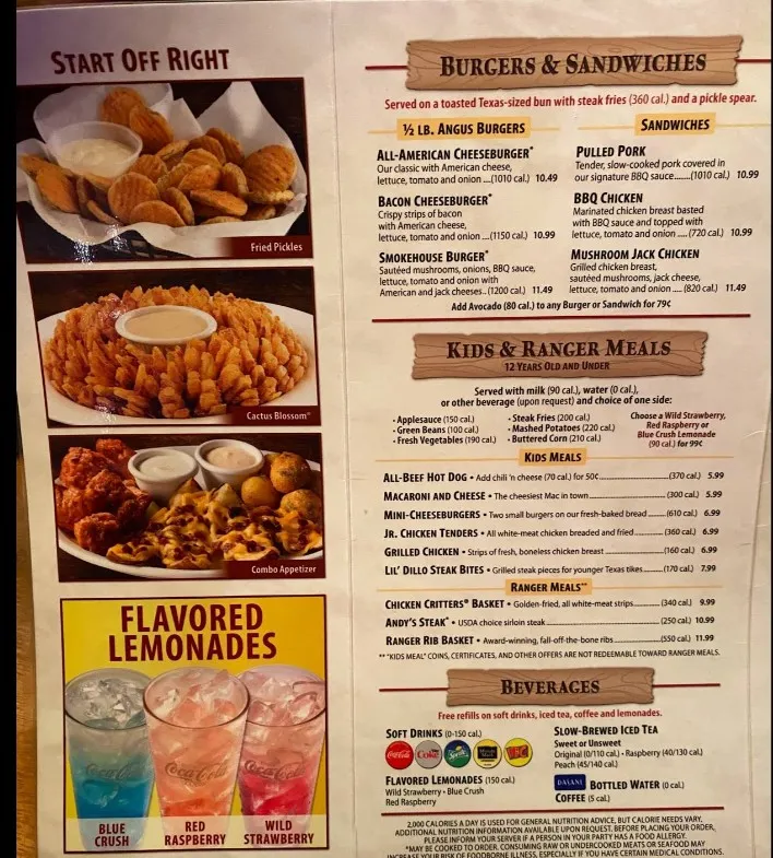 Texas Roadhouse Menu With Prices 2026 1 texas roadhouse menu with prices